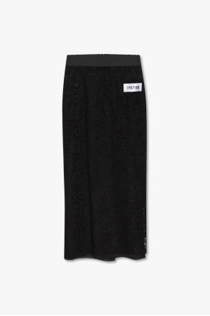 Dolce & Gabbana high-waisted buttoned midi skirt
