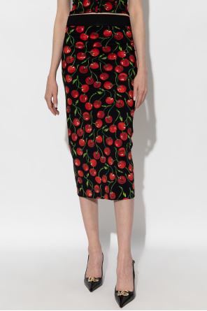 Dolce & Gabbana 'day Master' Shoes Printed skirt