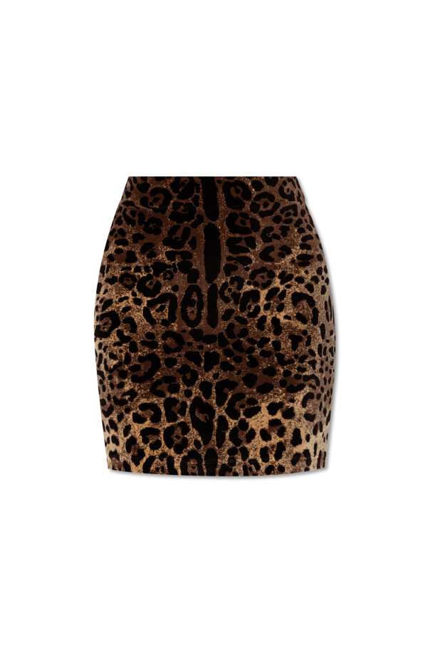 Dolce & Gabbana Skirt with animal print