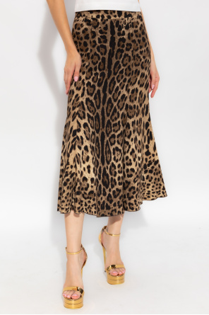 Dolce & Gabbana Leopard print skirt