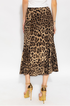 Dolce & Gabbana Leopard print skirt