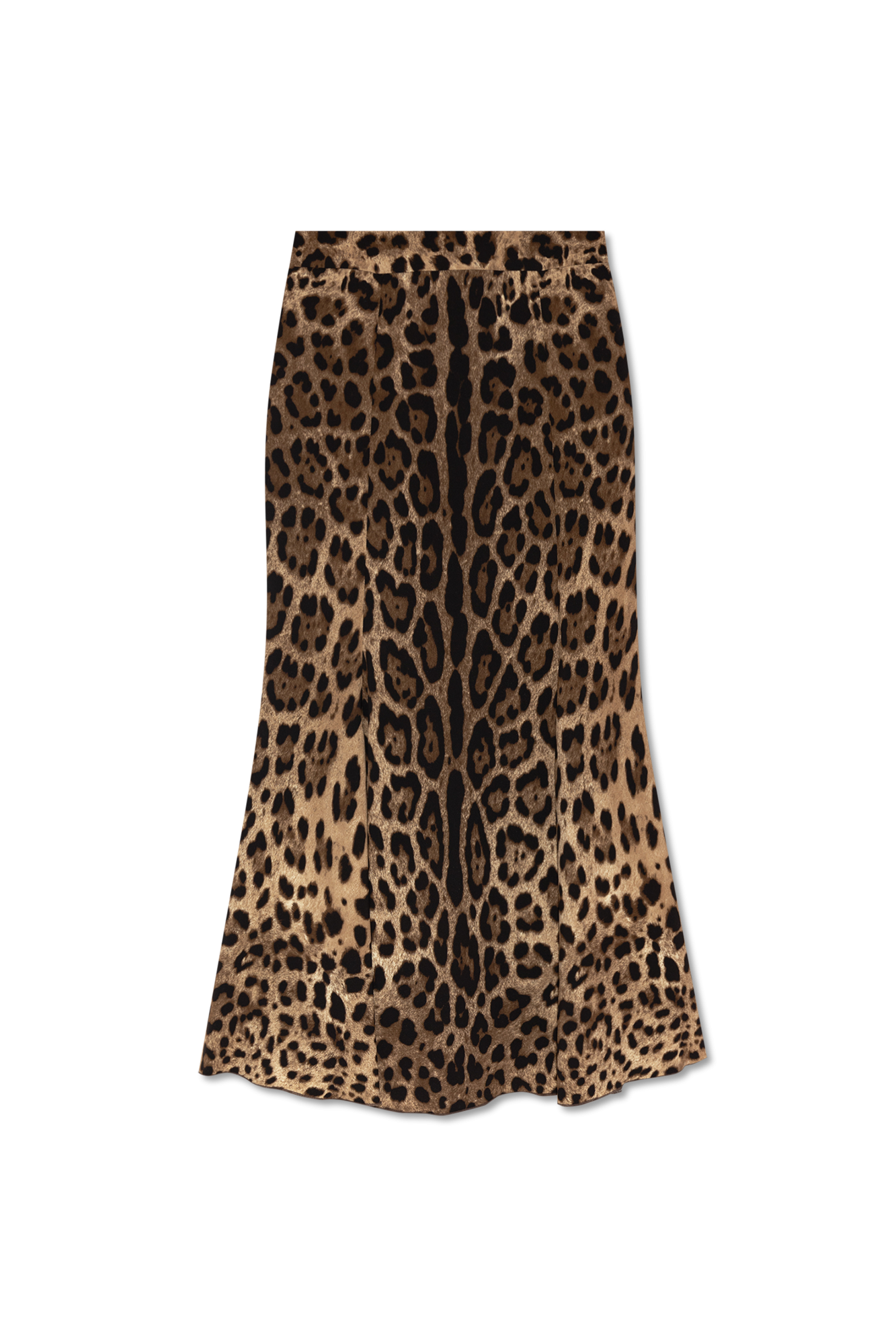 Dolce & Gabbana A-Line Skirts Dolce & Gabbana Wool And Cashmere Sweater With All-over Inlay Logo