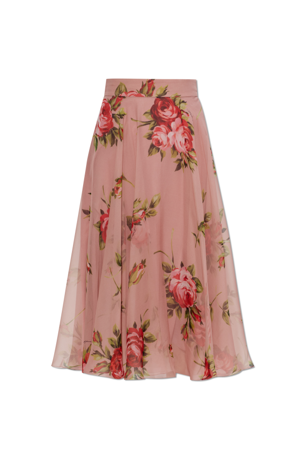 Silk dress with floral motif od Dolce & Gabbana