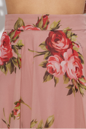 Dolce & Gabbana Seidenkleid mit Blumenmuster