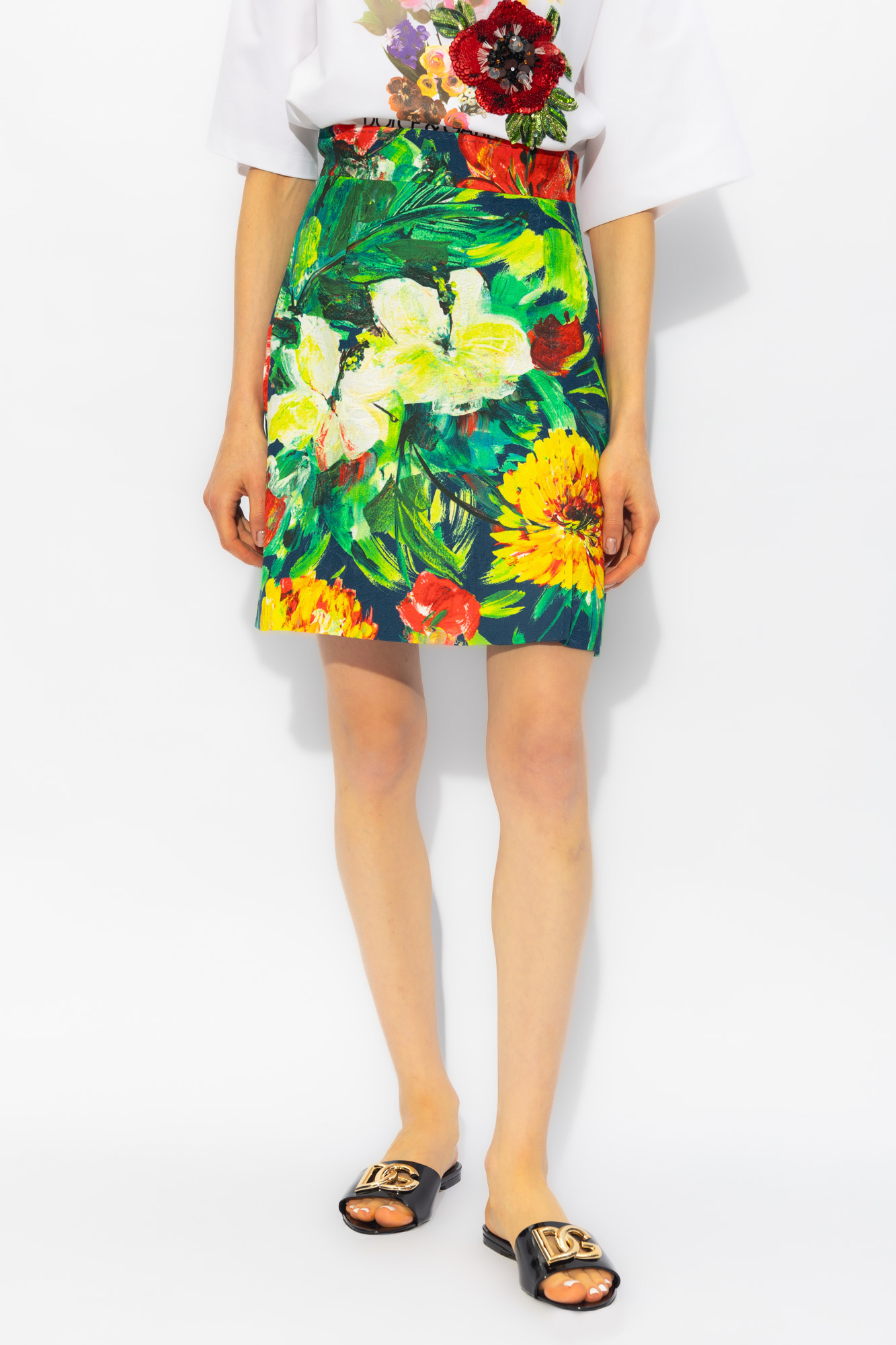 Dolce & Gabbana Skirt with floral motif