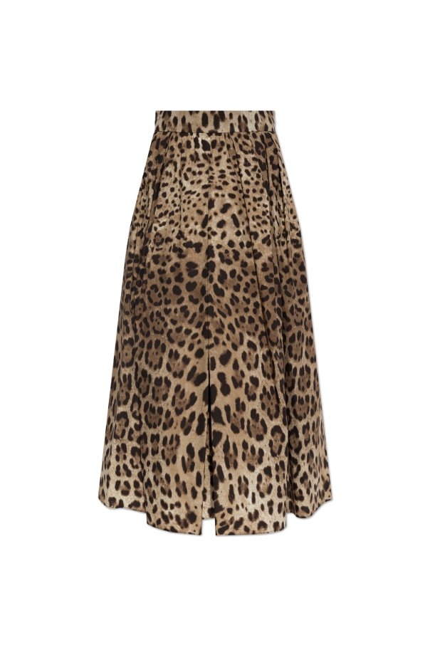 Animal print skirt od Dolce & Gabbana