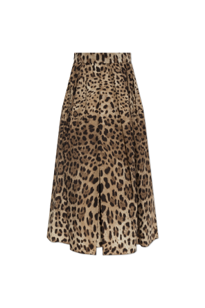 Animal print skirt