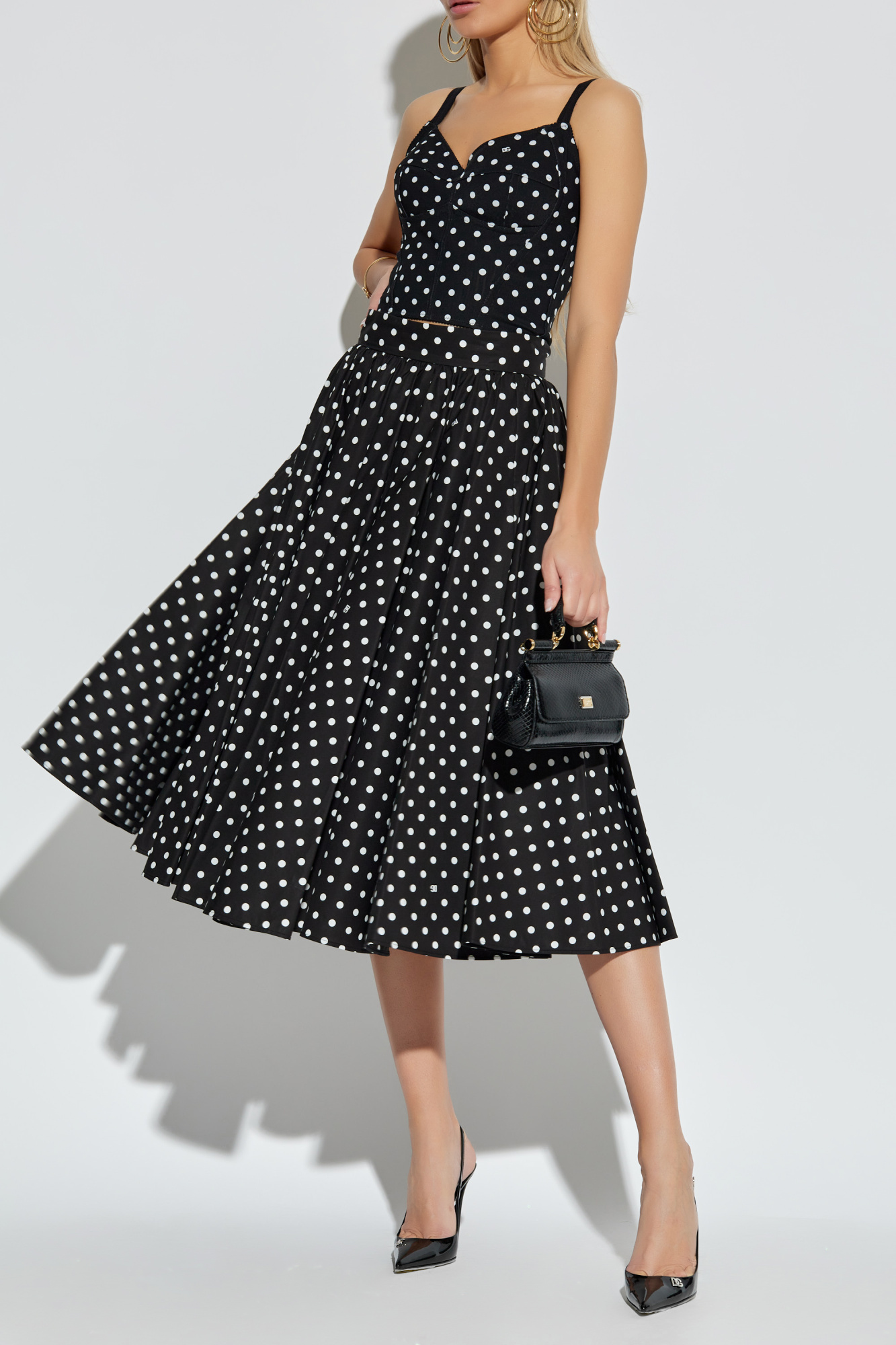 Dolce & Gabbana Kids Girls Clothing Polka dot skirt