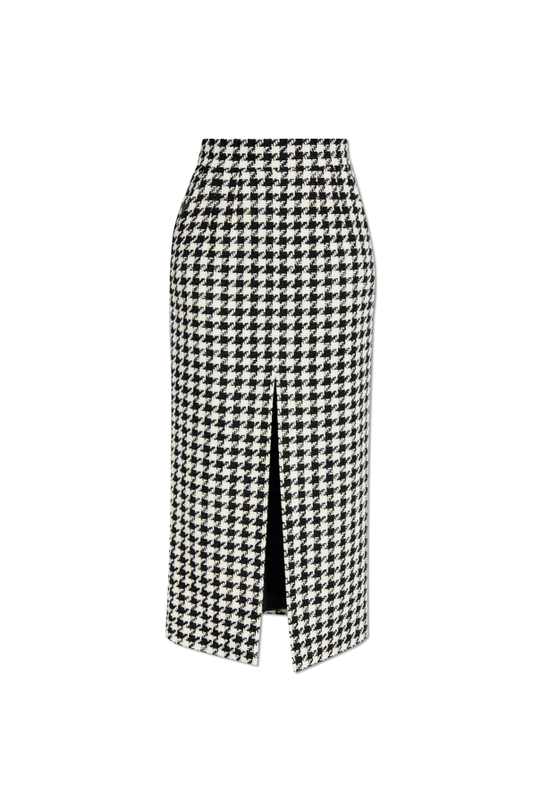 Dolce & Gabbana Houndstooth pattern skirt