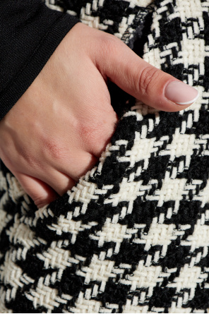 Dolce & Gabbana Houndstooth pattern skirt