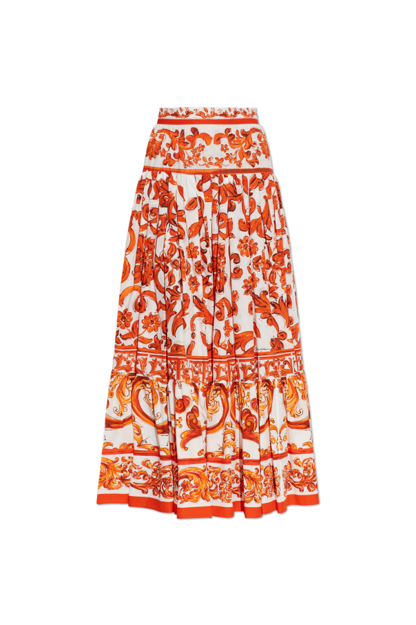 Long skirt with 