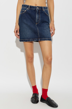 Dolce & Gabbana Denim skirt with a 'vintage' effect