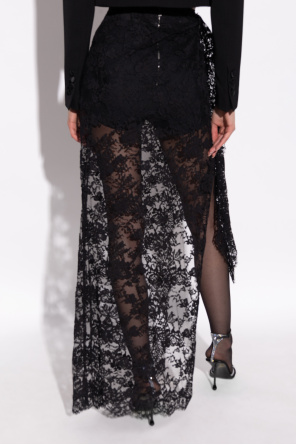 Dolce & Gabbana Asymmetrical lace skirt