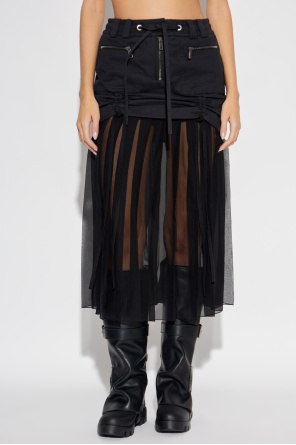 Dolce & Gabbana Rock mit plissiertem Saum