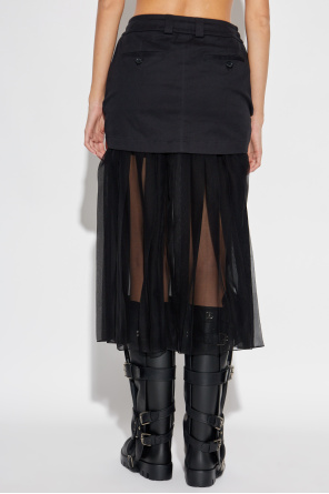 Dolce & Gabbana Rock mit plissiertem Saum