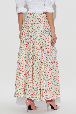 Dolce & Gabbana Seidenrock mit Blumenmuster