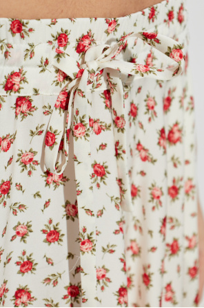 Dolce & Gabbana Seidenrock mit Blumenmuster