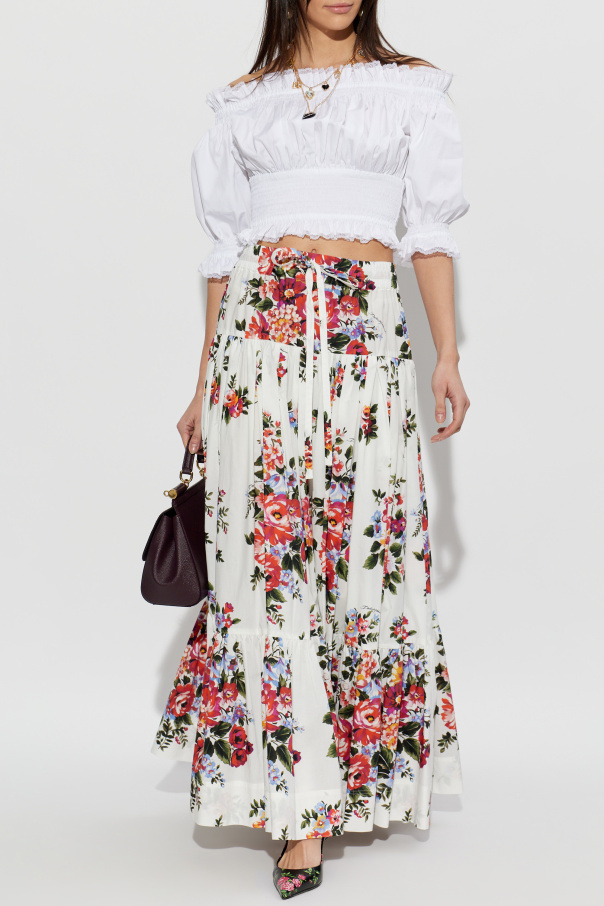 Dolce & Gabbana Falda con estampado floral