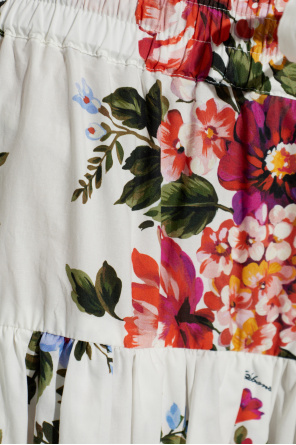 Dolce & Gabbana Falda con estampado floral