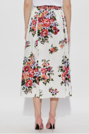 Dolce & Gabbana Rock mit Blumenmuster