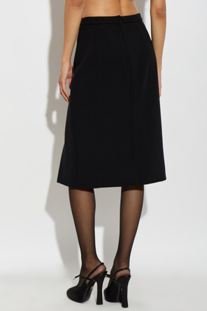 Dolce & Gabbana Wool skirt with a slit
