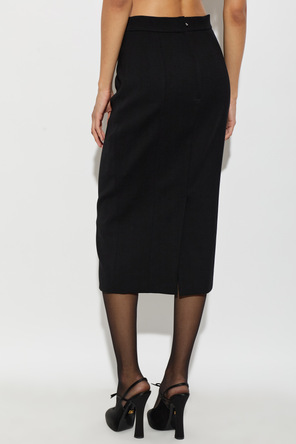 Dolce & Gabbana Wool skirt with back slit