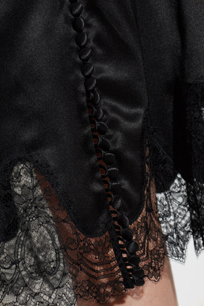 Dolce & Gabbana Skirt with Lace Trim