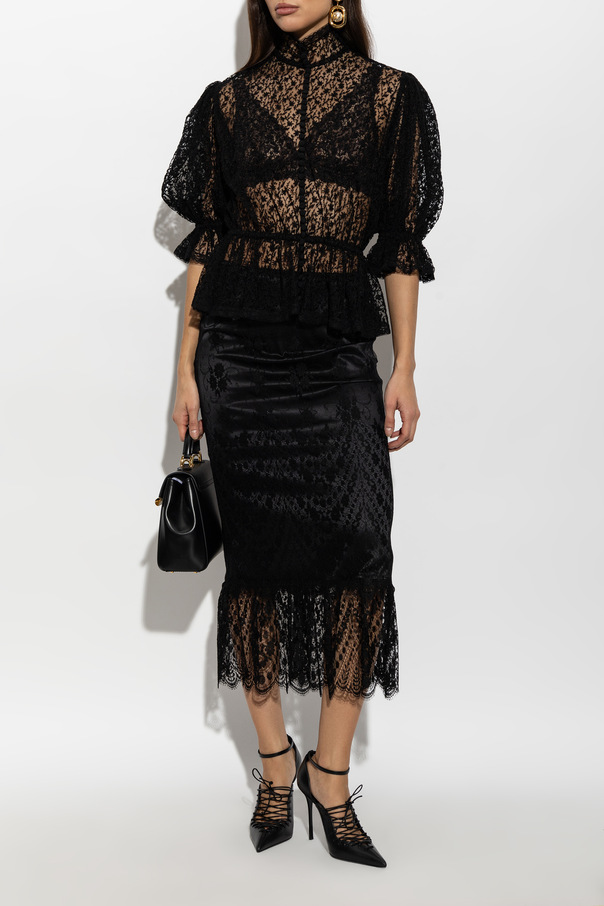 Dolce & Gabbana Lace midi skirt