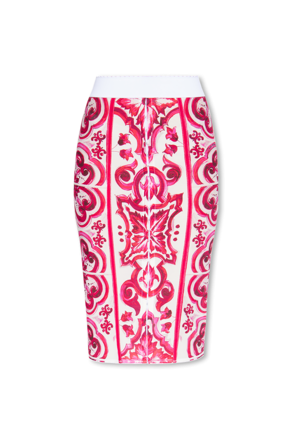Dolce & Gabbana Printed skirt