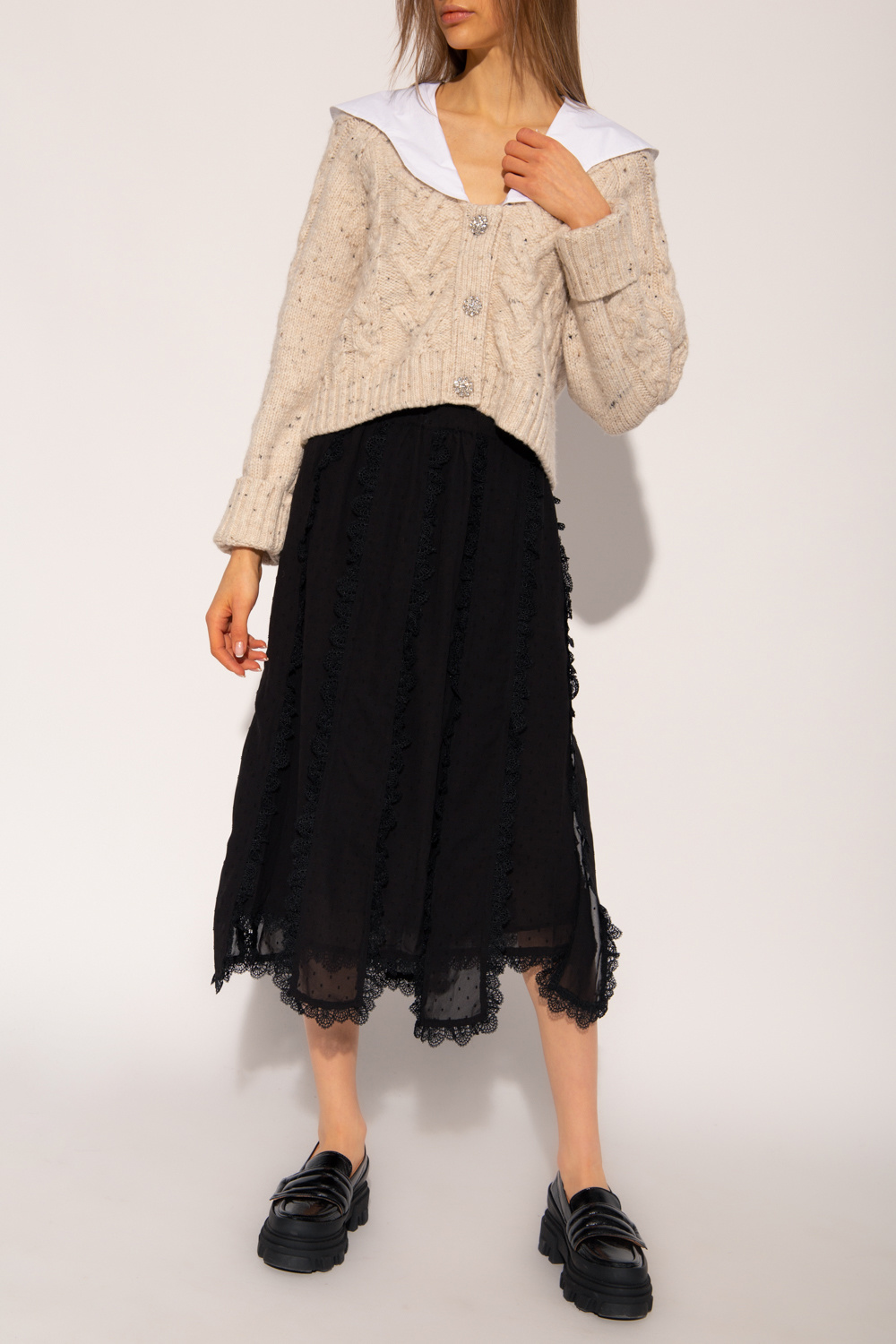 Ganni Jacquard skirt