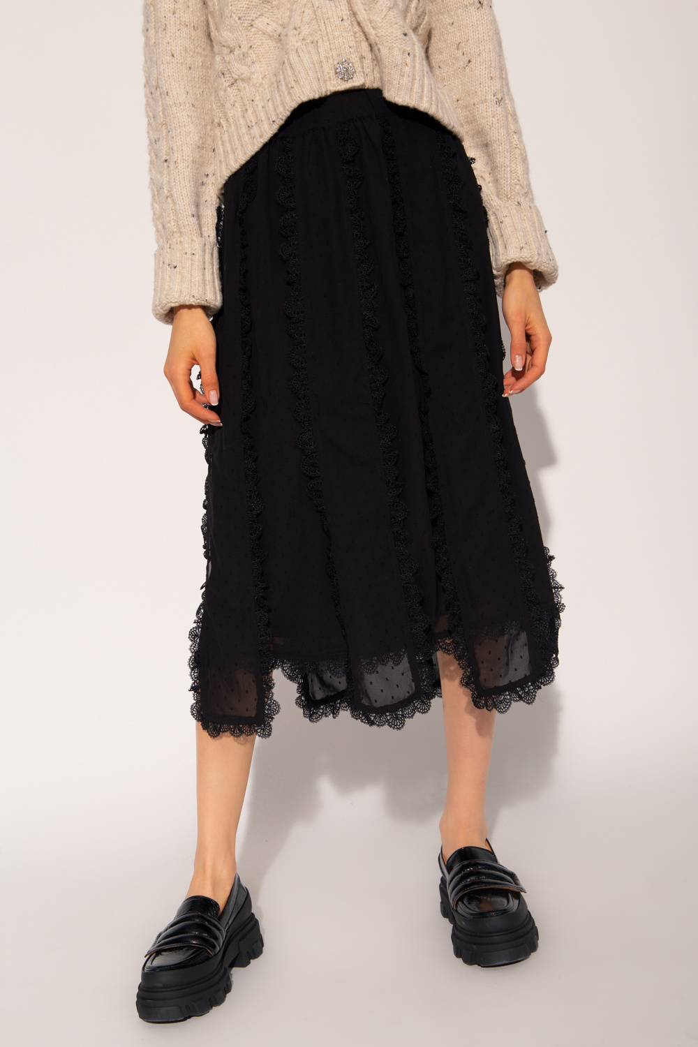 Ganni Jacquard skirt