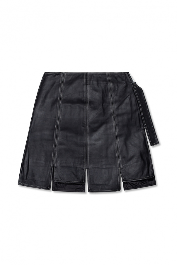 Ganni Leather skirt