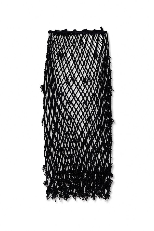 Ganni Openwork skirt