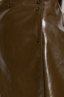 Ganni Faux leather skirt