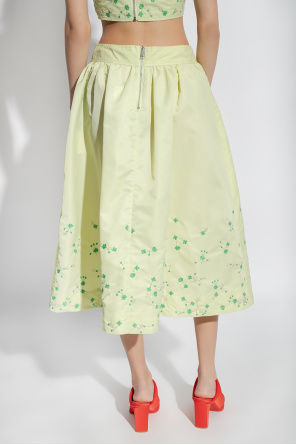 Ganni Skirt with floral motif