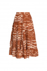 Ulla Johnson Silk ruffled skirt