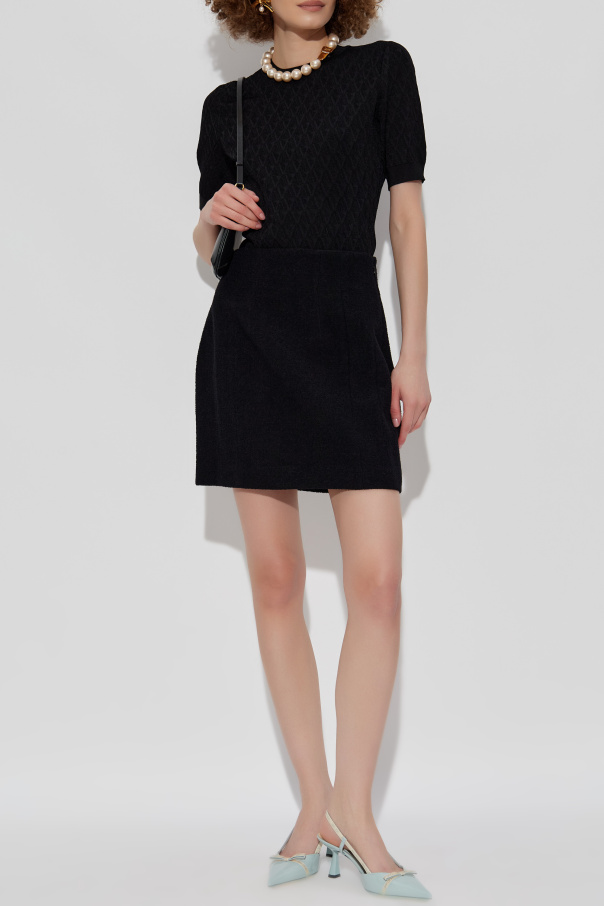 Alessandra Rich Tweedowa spódnica