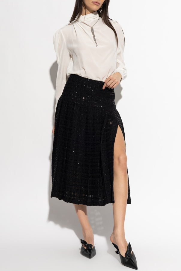 Alessandra Rich Skirt with a slit