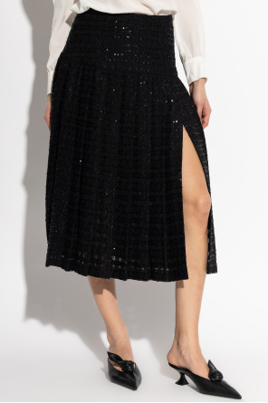 Alessandra Rich Skirt with a slit