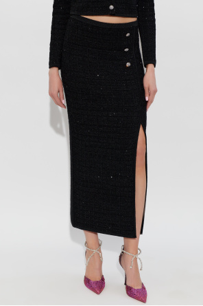 Alessandra Rich Spódnica z rozcięciem