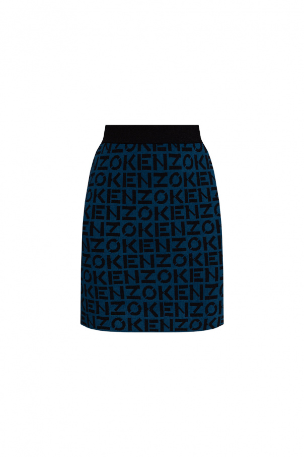 Kenzo Logo-embroidered skirt