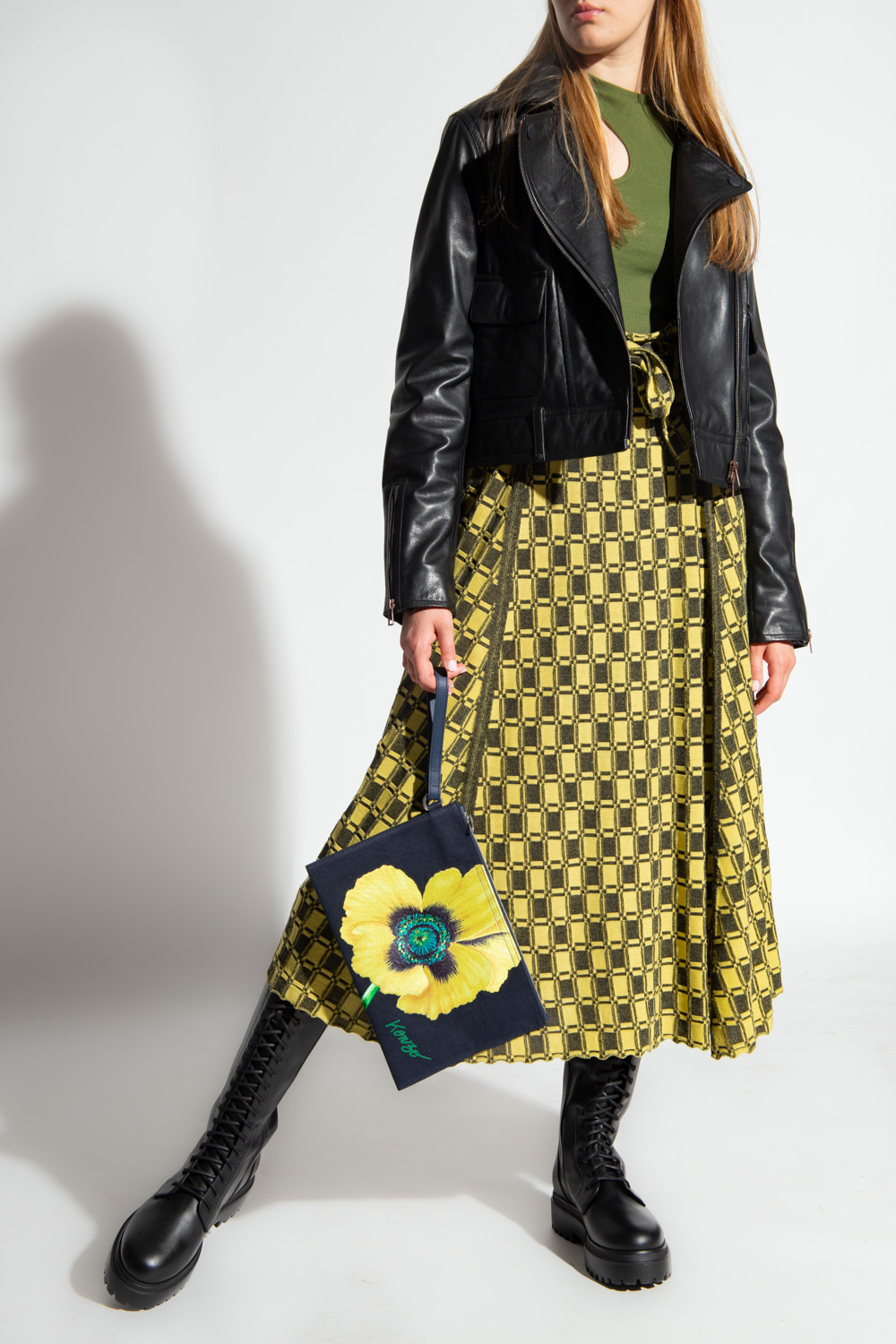 Kenzo Skirt with geometrical pattern