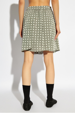 Kenzo Plaid pattern skirt
