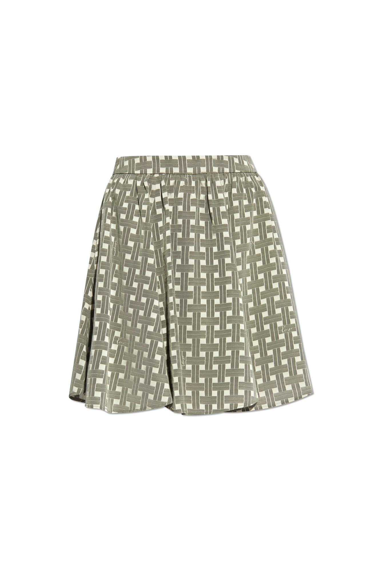 Kenzo Plaid pattern skirt