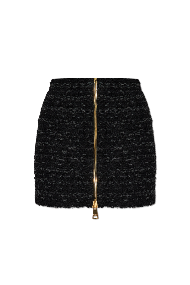 Short tweed skirt od Balmain