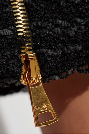 Balmain Short tweed skirt