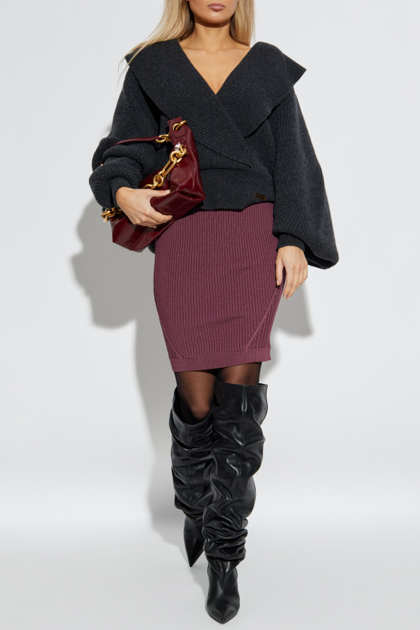 Balmain Falda lápiz