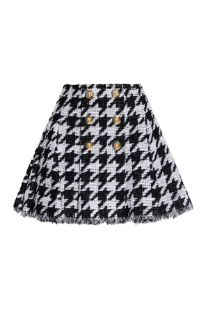 Rock mit Hahnentrittmuster