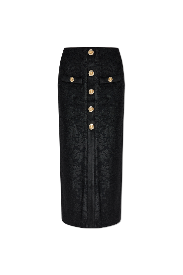 Skirt with decorative buttons od Balmain