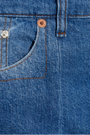 Kenzo Denim skirt with vintage effect